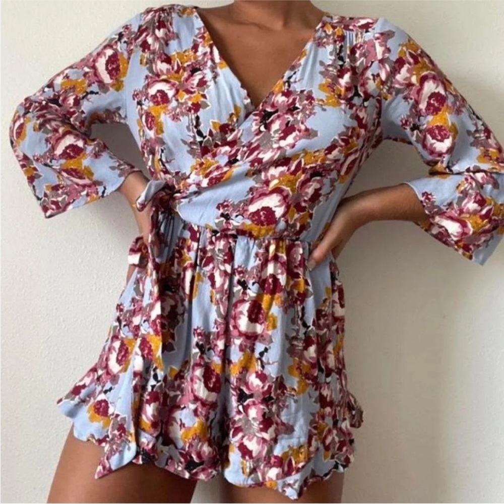 ASTR Floral Romper